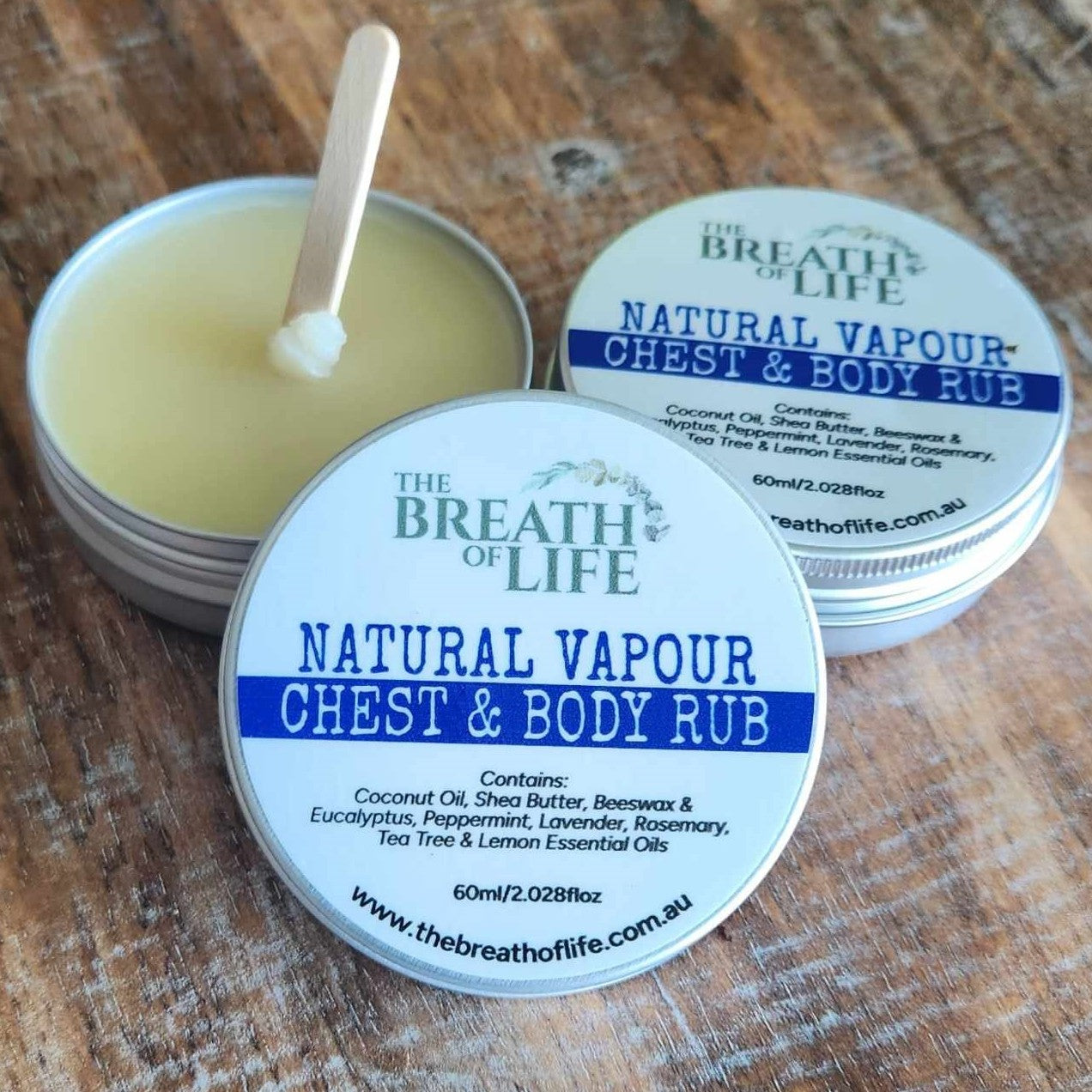 Natural Vapour Chest & Body Rub