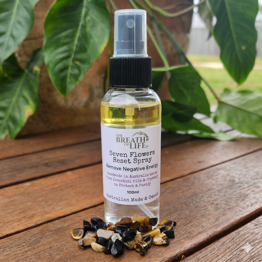 Seven Flower Aromatherapy Sprays Bundle (A Two-Step Ritual for Energetic Renewal and Elevation)