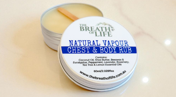 The Breath of Life - Natural Vapour Chest and Body Rub